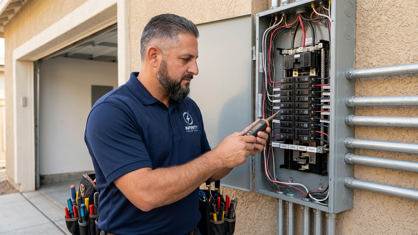 Detailed panel wiring and circuit troubleshooting